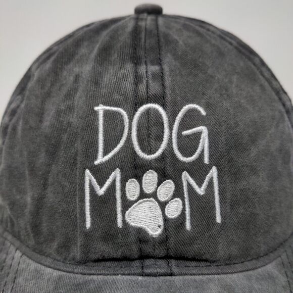 David & Young Women's Slideback Hat Gray OSFM Dog Mom Embroidered Logo - Picture 4 of 11